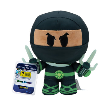 DevSeries Ninja Legends Collector Bundle - 3 Exclusive Codes, Green Ninja Plush, Sensei Squooshems, Skyraider Hanger, Multi