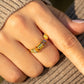 Storyjewellery Fidget Rings For Women, Anxiety Ring For Women, Gold Plated Spinner Ring Anxiety Spinning Stress Relieving Ring F