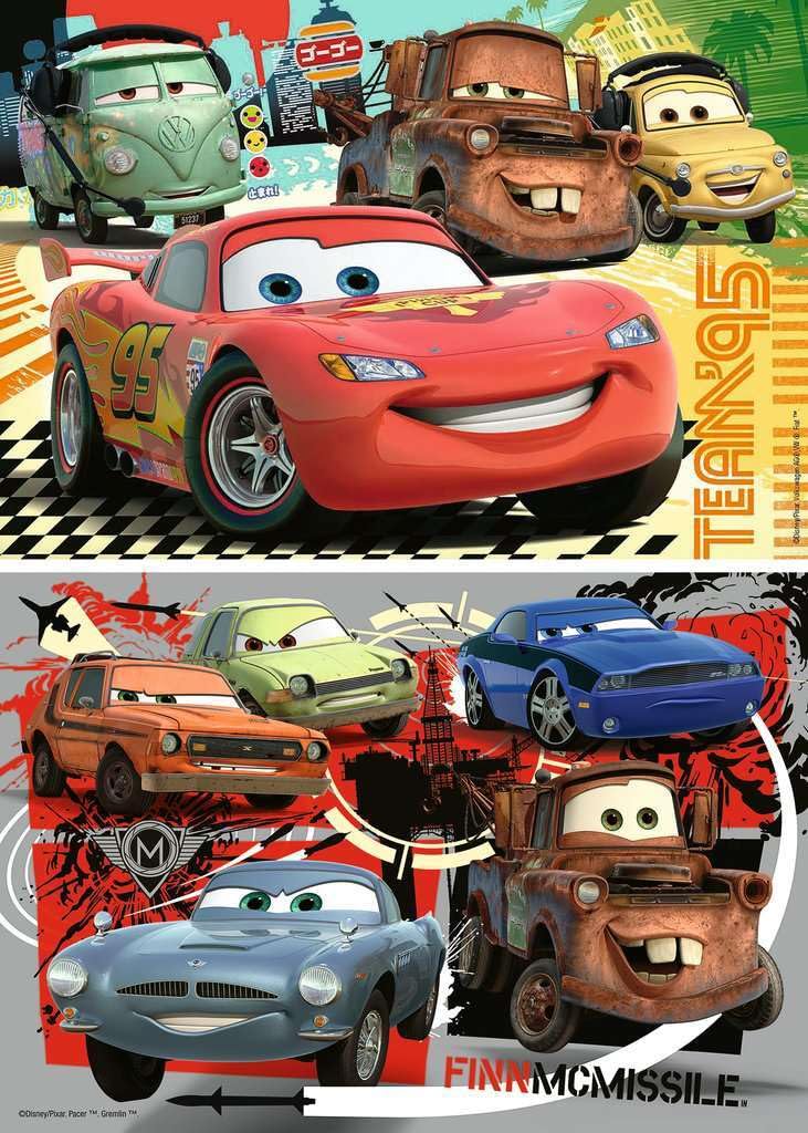 Ravensburger Cars: New Adventure Jigsaw Puzzle (2 X 24 Piece)