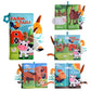 Cloth Book For Baby 0 To 12 Months Sensory Cloth Book With 5 Animal Tails Peekaboo Books For Babies Interactive Crinkle Pages So