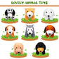 Sumind 8 Pieces Plush Dogs 5 Inch Stuffed Animals Bulk Assorted Cute Stuffed Dogs Small Animal Plush Toys For Girls Boys Graduation Valentine School Classroom Party Supplies Favors(Dog)