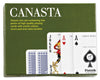 Gibsons Piatnik Canasta Card Game - Green Playing Cards, Model GIBP2555, Card Material