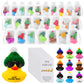 Deekin 30 Sets Thank You Gift You'Re Ducking Great Motivational Cards Mini Colorful Rubber Ducks With Glasses Hats With Card Organza Bags Bulk Toy For Cruises Students Coworkers Baby Shower