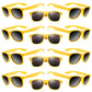 Tuparka 20 Pack Kids Sunglasses Bulk For Summer Pool Party Favors Birthday Parties Goody Bag Fillers, Yellow