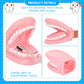 Patelai 1 Pcs Mouth Puppet with Tongue Teeth Mouth Hand Puppet Dental Model and Toothbrush for Boys Girls Educational Tools Spee