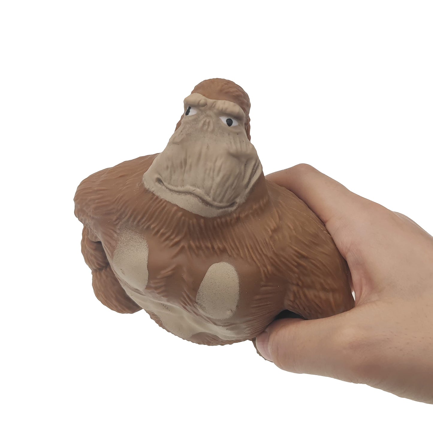 Funny Brown Monkey Toy, Figure For Kids And Adults, Stretch Gorilla Toy, Decompress And Squeeze Stress Toy , Stress Relief Toy For Children And Adults Sensory Toy, Gift For Easter