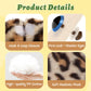 MorisMos Leopard Stuffed Animal Duo  Freezable & Microwavable Cheetah Stuffed Animals  Long-Arms Hugging Leopard Toy  Heating Pad Plush Cheetah Toys for Girl Kid mature-themed Gift/Room Decor