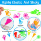 Alknot 50 Pack Sticky Hands Party Favors, 4 Types Goodie Bag Stuffers, Birthday Party Gift, Teacher Treasure Box Prizes, Classro