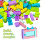 Pairez Toys Classic Building Bricks Playset, 1000 Pieces Bulk Blocks Set, Accessories Compatible With All Major Brands Parts And Pieces, Stem Toys For Kids 4+ Years Old (Pastel)