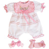 Aori Reborn Baby Dolls Clothes - Pink Outfit Clothing Set For 20-22 Inch Lifelike Newborn Girl Dolls