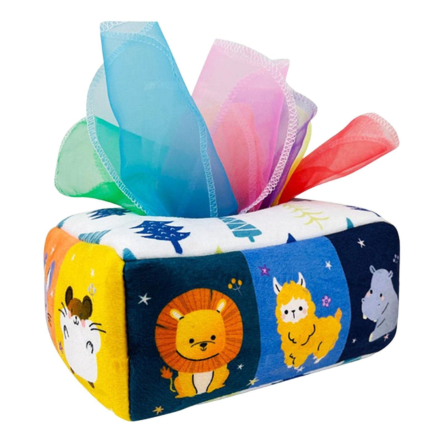 Bnf Baby Tissue Box Toys Crinkle Sensory Toys Interactive For Holiday Gifts Animalsbaby | Toys For Baby | Developmental Baby Toy