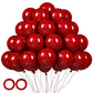 Voircoloria 105Pcs Ruby Balloons 12Inch Party Latex Balloons For Boys Girls Birthday Baby Shower Gender Reveal Wedding Sunflower