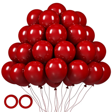 Voircoloria 105Pcs Ruby Balloons 12Inch Party Latex Balloons For Boys Girls Birthday Baby Shower Gender Reveal Wedding Sunflower