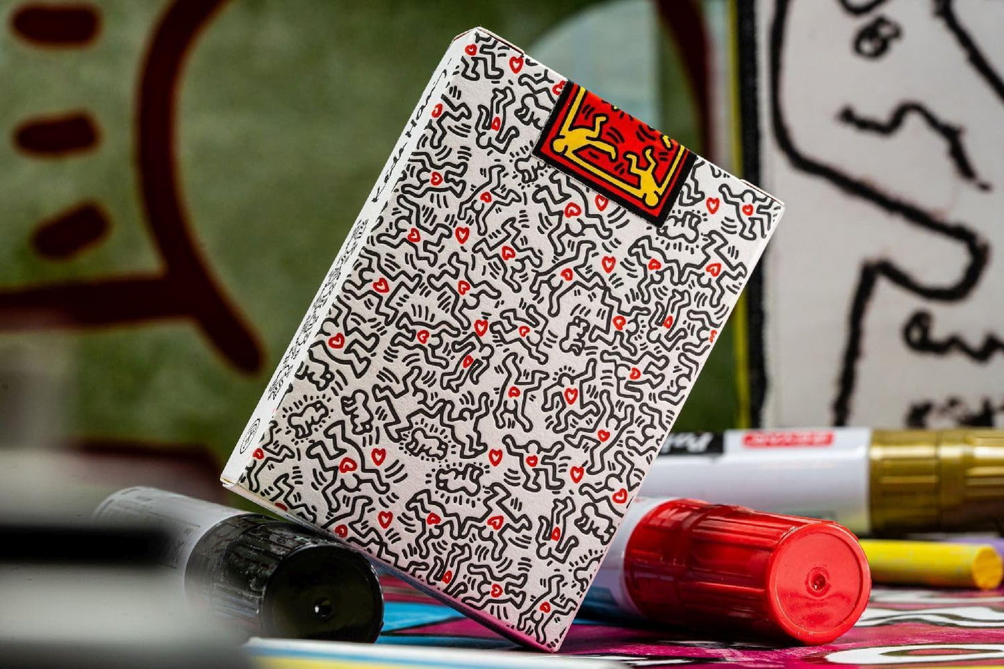theory11 Keith Haring enhanced Playing Cards  game-style Size Standard Index