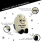 Punchkins Egg Plushie - You Crack Me Up - 9" Cute Food Toy - Polyester
