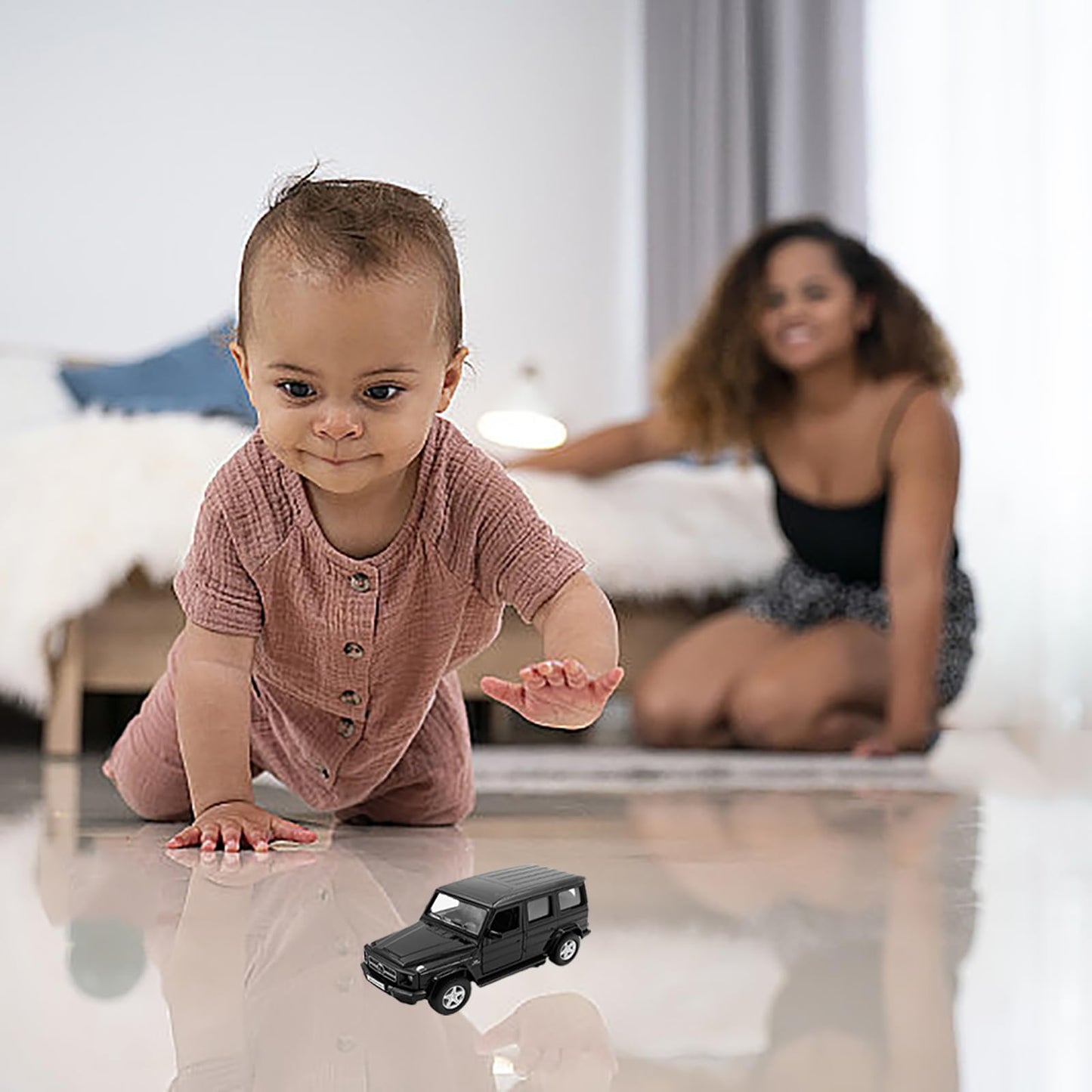 Car Toys for 3 4 5 Year Old Girls Gifts,1/36 Scale G63 Diecast Metal Model Car,Pull Back Cars Toys for Toddler Kids Age 3-6(Blac