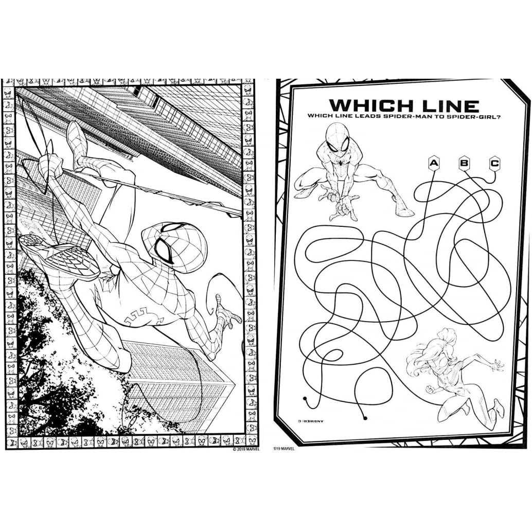 Marvel - Spider-Man - Gigantic Coloring & Activity Book - 200 Pages