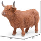 Papo - Highland Cattle - Realistic Figurine - For Ages 3+ - Farmyard Collection - Hand Painted - Highly Detailed - Durable And Educational - Gift Idea - Collectable - Farm Animal Figurine