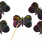 Playhouse Scratch Art Butterfly 28 Card Super Valentine Exchange Pack for Kids