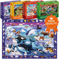 Puzzles For Kids Ages 4-6 - 4 X 60 Puzzles For Toddlers 3-5 By Quokka - Educational Search & Find Toy For 6-8-10 Yo For Learning Forest Polar, Usa National Park Animals & City Life