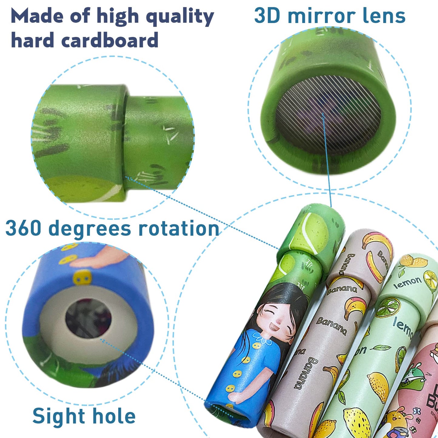 16 Pcs Classic Kaleidoscopes Toys,Magic Kaleidoscopes,Educational Kaleidoscope,Colorful And Varied Kaleidoscope For Birthday Present,Students,Kids,Party Favors,Bag Fillers,School Classroom Prizes