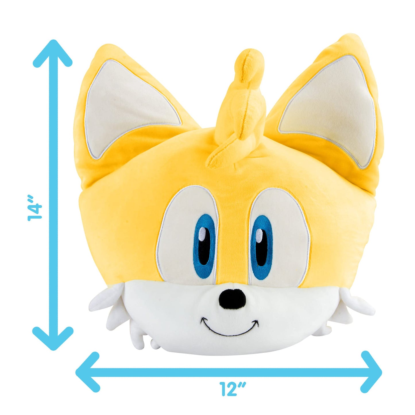Club Mocchi-Mocchi Sonic Plush - Tails 15 Inch Stuffed Animal - Multi Color Polyester Collectible Toy - Model T12803