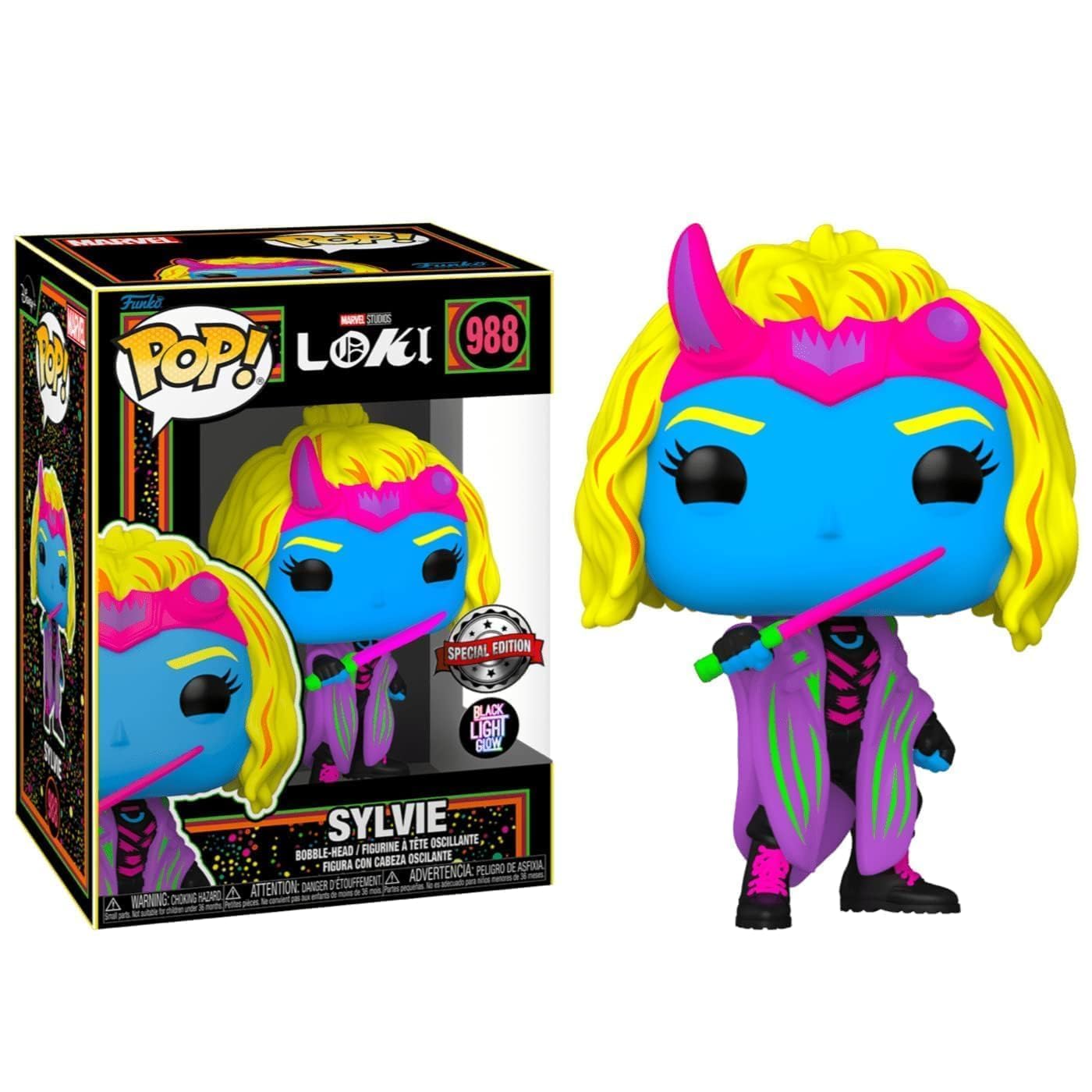 Funko POP TV: Marvel Loki Sylvie (Blacklight) (Target limited availability)