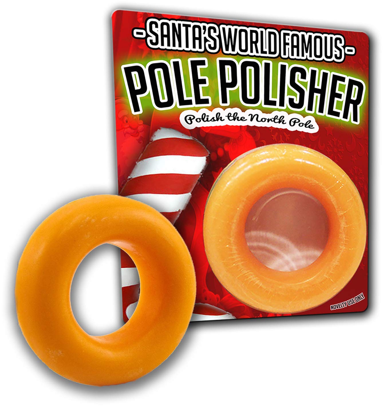 Gearsout Santa’S Pole Polisher Soap - Funny Christmas Soap For Men, Gag Gifts, Novelty Bath