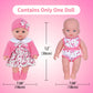 Zntwei 12 Inch Baby Doll Playset With Reborn Baby Dolls Clothes And Accessories Including Bottles, Nipple, Diaper, Bib, Underpan