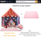 Large Girls Play Tent Princess, Boys Castle Kids Playhouse Indoor Outdoor Toddler Teepee | American Style Design, Age 3-8| Detai