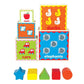 Hape Pyramid of Play - Multi-Color Wooden Toy - 5.5 Inch - Model HAP-E0413