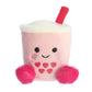 Aurora Adorable Palm Pals Tangy Heart Boba Stuffed Animal - Pocket-Sized Play - Collectable Fun - Pink 5 Inches