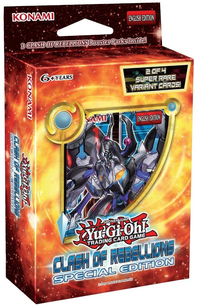 Yu-Gi-Oh! Clash Of Rebellions: Special Edition Mini Box - 3 Booster Packs And Promos