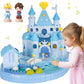 fygurso Dream Princess Play Set, 12.2*8.6*8.8 inches with 2 Magnetic Control Movable Toys, Magnetic Doll House Building Toys wit