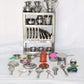 Sanvi Handicrafts Presents Miniature Steel Kitchen Toy Set bhatukali with Steel Rack (Kids Toys) Doll, Best for Gift Pretend Pla