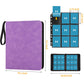 GERMUN 720 Card Binder  enhanced Trading Card Binder  9 Pocket Double Sided Pocket PU Card Collection Binder  Collector Card Album  Card Folder for MTG  TCG  Sports Cards  Game Cards (Light Purple)