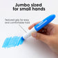 BAZIC Jumbo Silky Gel Crayons 12 Color, Washable Blendable Non Toxic Watercolor Crayon for Coloring Book (12/Pack), 1-Pack