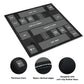 Extalas Playmat For One Piece Card Game For Two Players, 24X24 Inches, With 4-Pocket Card Binder Set And 400+ Card Capacity (Bla
