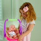 Jc Toys, 14' Lots To Love Babies Doll And Car Seat - 4 Multi-Position Carrier - Posable & Waterproof - Ages 2+