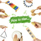 Musicube Musical Instrument Set For Toddler Baby Kid Wooden Percussion Instrument Musical Toys Xylophone Maracas Egg Shaker Tambourine Triangle Instrument For Boys Girls Aged 3+ Choice