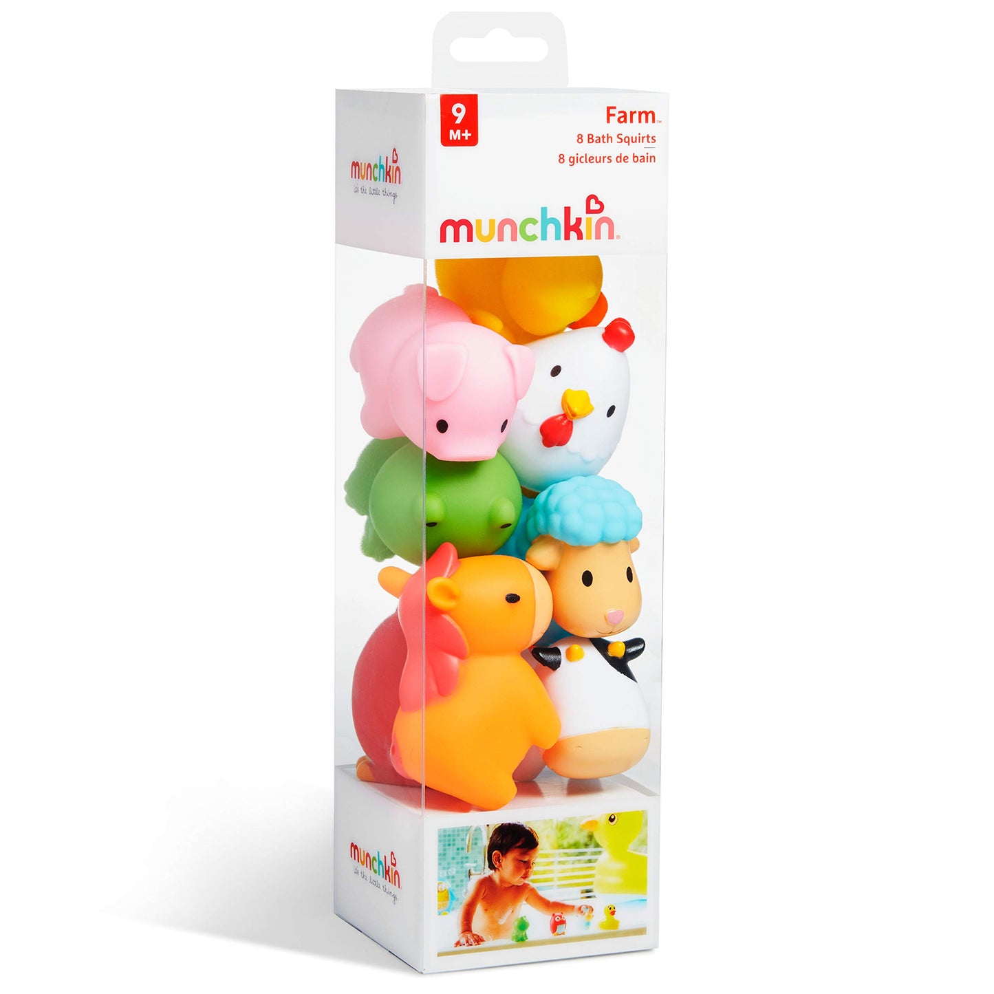 Munchkin® Baby Bath Toy Squirts, Farm™ Animals, 8 Pack