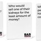 BAD PEOPLE Party Game Green Expansion - 100 New Question Cards - Fun Adult Card Game for Parties - Model DYE6000