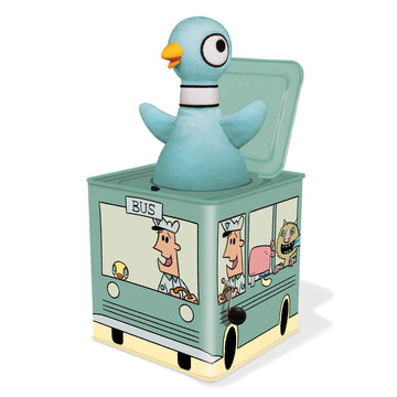YOTTOY Mo Willems Collection | Jack-in-The-Bus Musical Box w/Pigeon Plush Toy - 5.5   x 5.5   x 5.5   