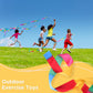 HiUnicorn 12PCS Rainbow Dance Wands - Colorful Ribbon Streamers for Kids Gymnastics, Model HI-RIBBONS-01, Polyester, Perfect for Parties