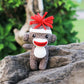 Plushland Christmas Stuffed Animal Toys Cute Soft Sockiez Sock Monkey Christmas Tree Decoration- Lovely Gift Xmas Ornament Party Favor 4 Inch (Sockiez)