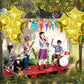 TONIFUL 30Pcs 18" Gold Star Foil Balloons - Helium Mylar Birthday, Wedding, Baby Shower Party Decorations