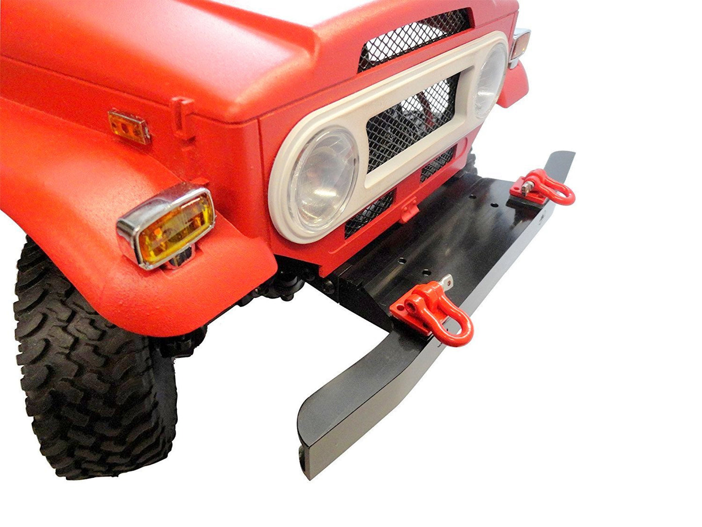 Apex RC Products 1/10 RC Rock Crawler Scale Red Winch Shackles - 2pcs 4051