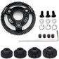48P 72T Spur Gear Hardened Steel Transmission Gears with 27T 28T 29T 30T Pinions Gear 1/8 inch 3.175mm Hole Upgrade Parts for Tr