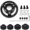 48P 72T Spur Gear Hardened Steel Transmission Gears with 27T 28T 29T 30T Pinions Gear 1/8 inch 3.175mm Hole Upgrade Parts for Tr