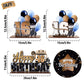 Lingteer Happy 16Th Birthday Gold Acrylic Table Topper Centerpieces Set - Cheers To Sixteen Years Old Birthday 16Th Bday Party Gift Decorations.